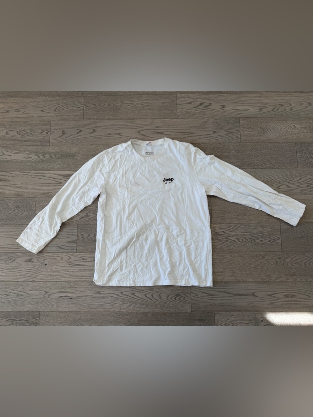 Jeep Spirit White Logo Long Sleeve (Size L)